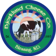 Specialty cheese logo for author Lauraine Snelling