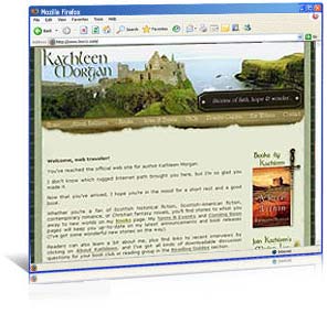 Web site re-design for Kathleen Morgan